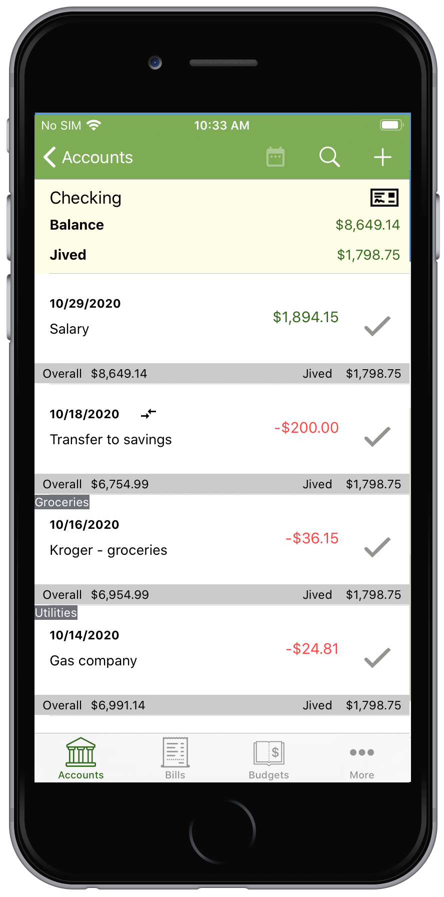 ClearCheckbook on the iPhone, iPod Touch and iPad!